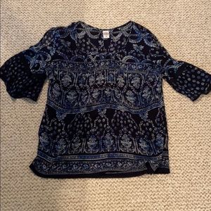 Women’s Bila Navy Paisley Blouse